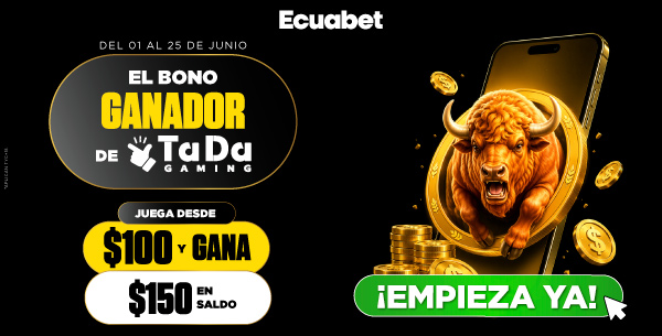 El Bono Ganador de TaDa Gaming – Juega desde $100 y gana $150 en saldo